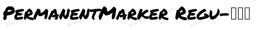 PermanentMarker Regu字体转换